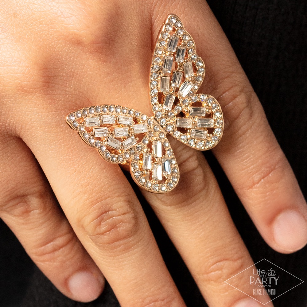 Flauntable Flutter - Gold Ring